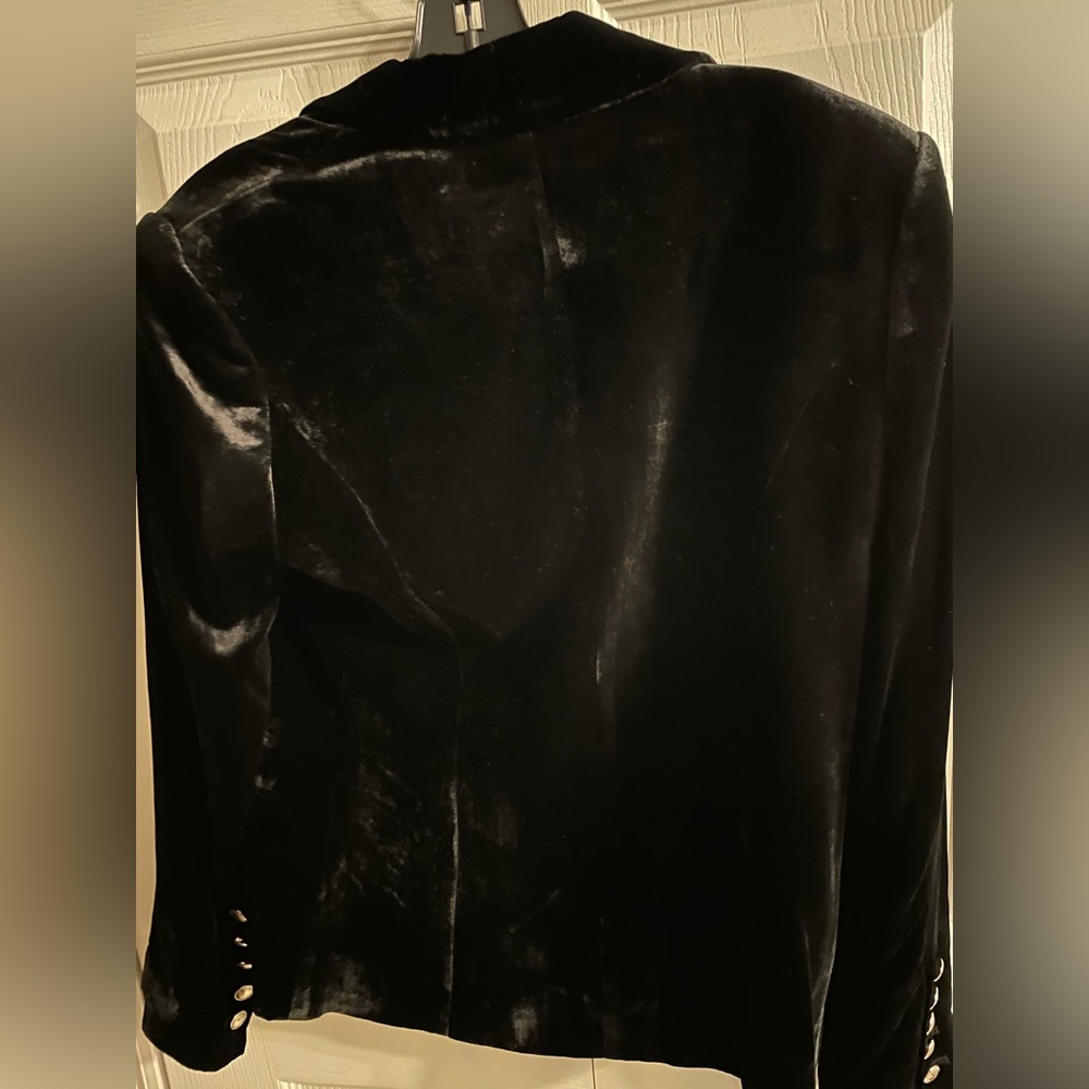 Elie Tahari Velvet Blazer - Picture 8 of 10